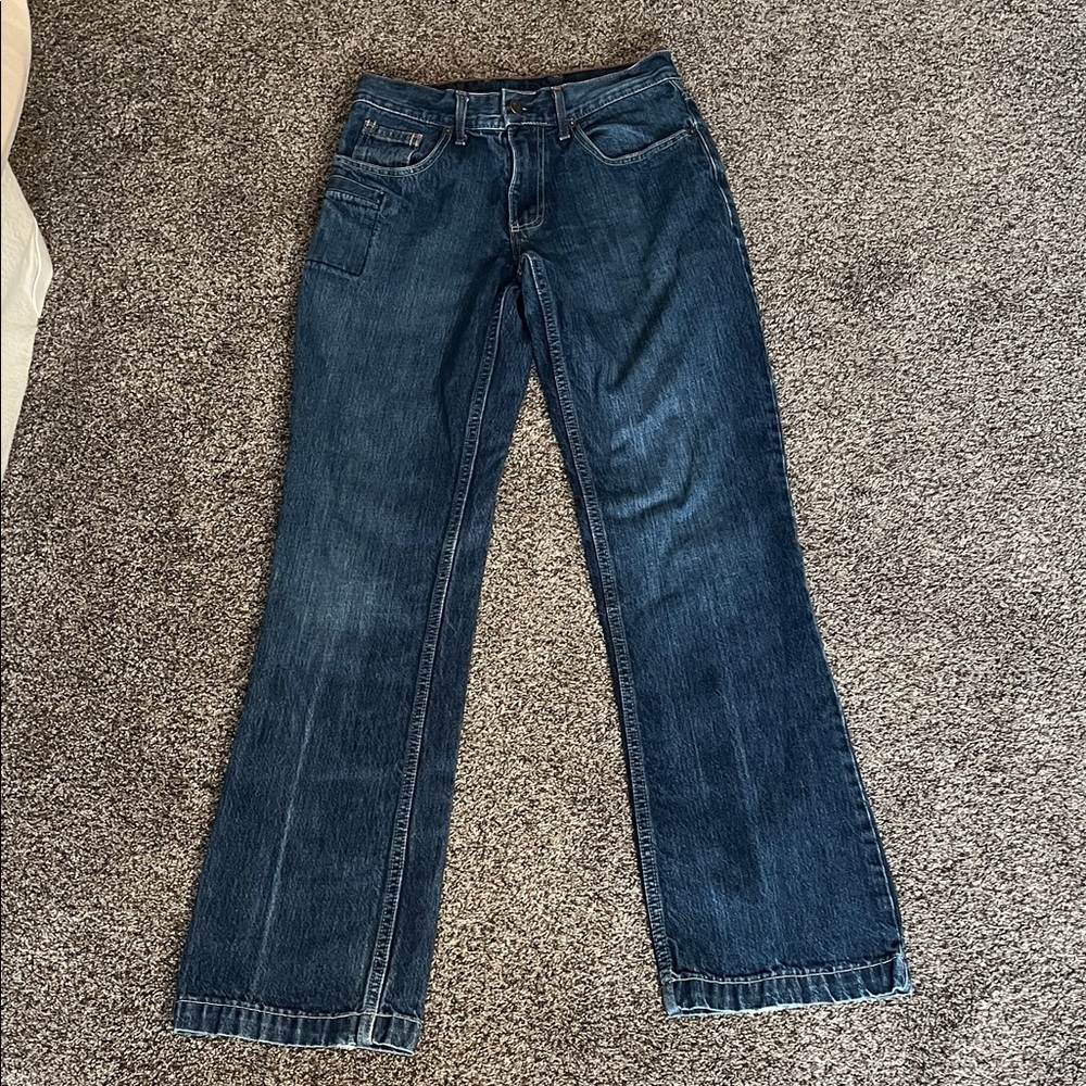 Kimes Ranch Men's Dark Blue Bootcut Jeans - Picture 4 of 5